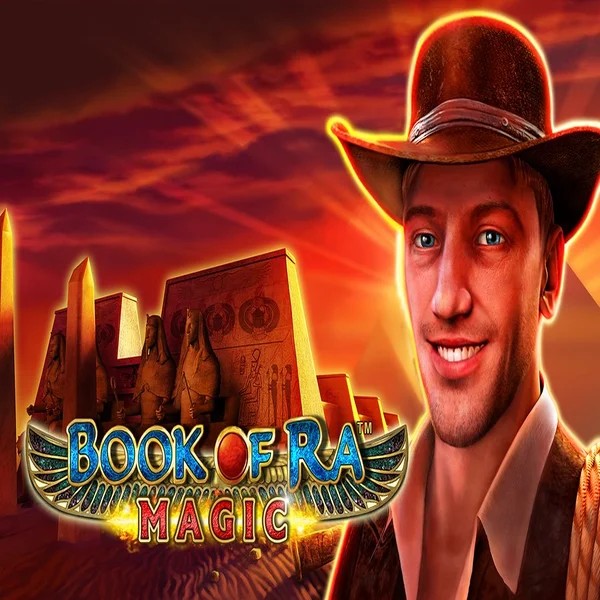 Book of Ra Magic logo by Greentube Lucky Twice Casino