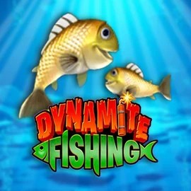 Dynamite Fishing online game logo by Inspired Gaming on luckytwicescasino.nl