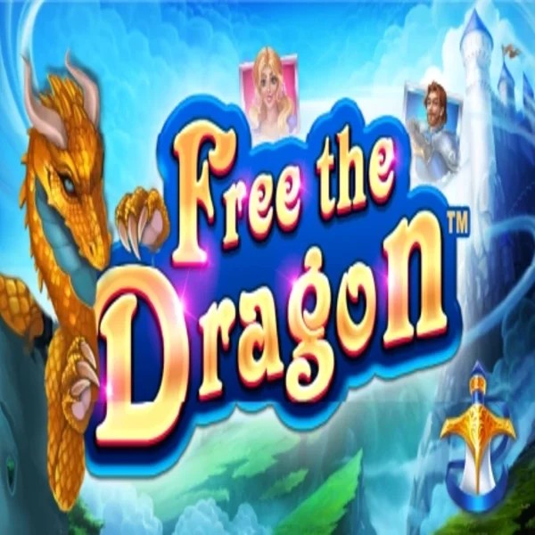 Free the Dragon slot logo by Playtech at Lucky Twice Casino