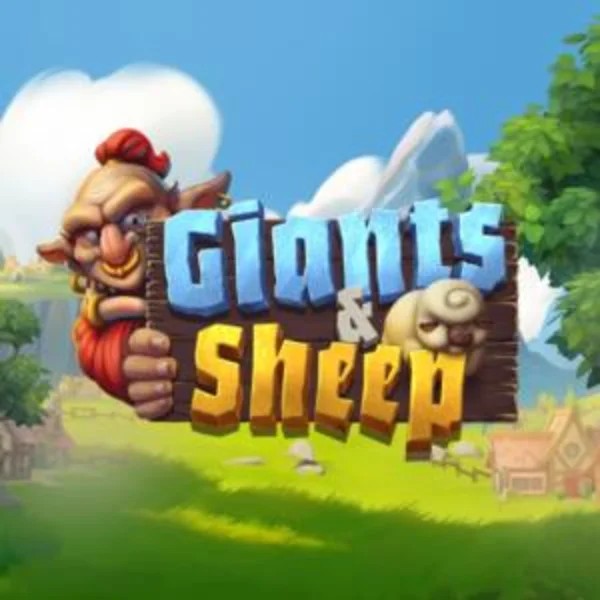 Official Slots logo: Giants and Sheep by Relax Gaming at Lucky Twice Casino