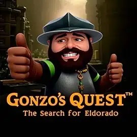 Gonzo's Quest slot logo by NetEnt at Lucky Twice CasinoGonzo's Quest