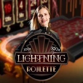 Lightning Roulette casino game by Evolution – featured logo at Lucky Twice Casino