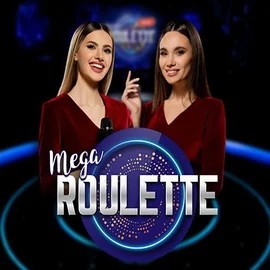 Mega Roulette logo by Pragmatic Play at Lucky Twice Casino