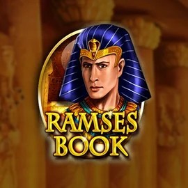 Ramses Book Deluxe by Gamomat, showcased at luckytwicescasino.nl – game logo